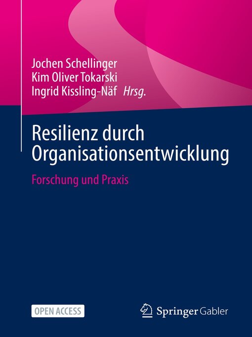 Title details for Resilienz durch Organisationsentwicklung by Jochen Schellinger - Available